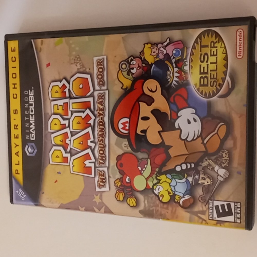Paper Mario the thousand-year door gamecube game